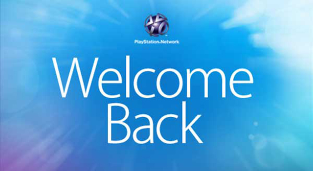 psn welcome back