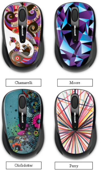 Microsoft Wireless Mobile Mouse 3500 Artist Series