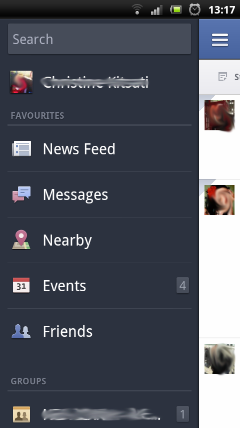 Facebook for Android 04