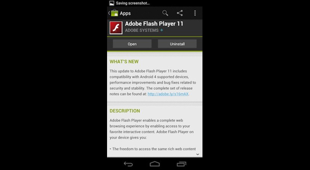 adobe flash ics