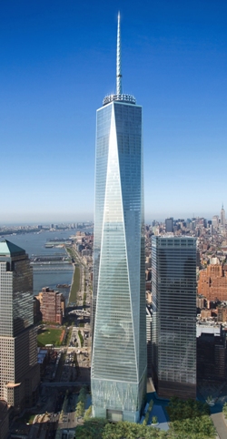 Computer rendering of the completed One World Trade Center