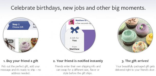 facebook gifts
