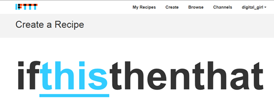 create a recipe