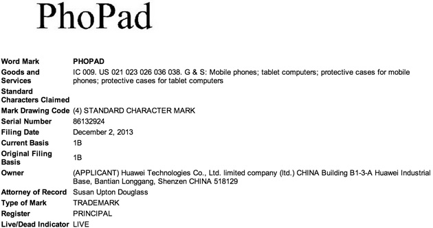 Huawei-PhoPad