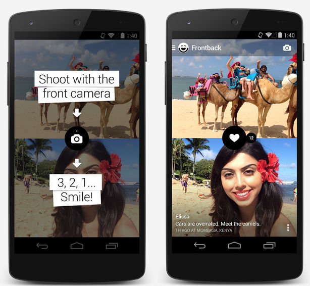 frontback app for android