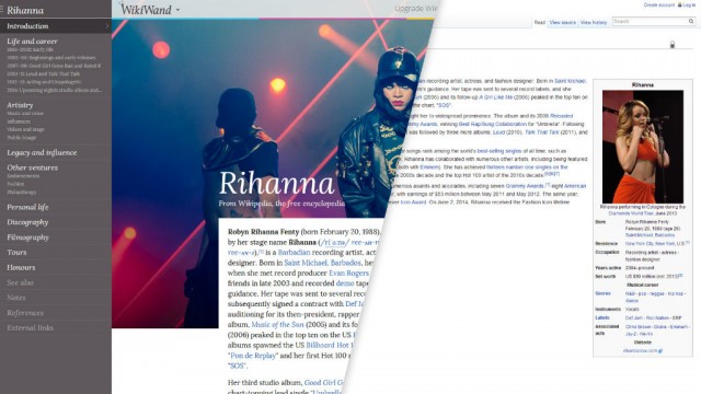 wikiwand vs wikipedia