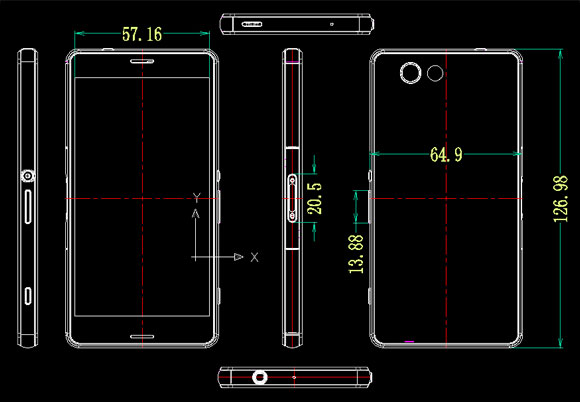 xperia z3 compact dimensions