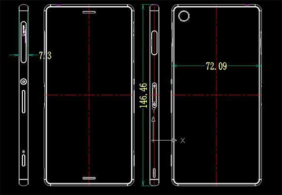 xperia z3 dimensions