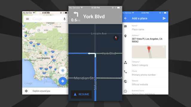 google maps for iphone