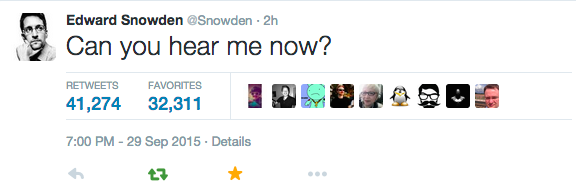 edward snowden twitter