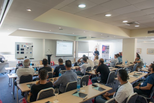 During the presentation