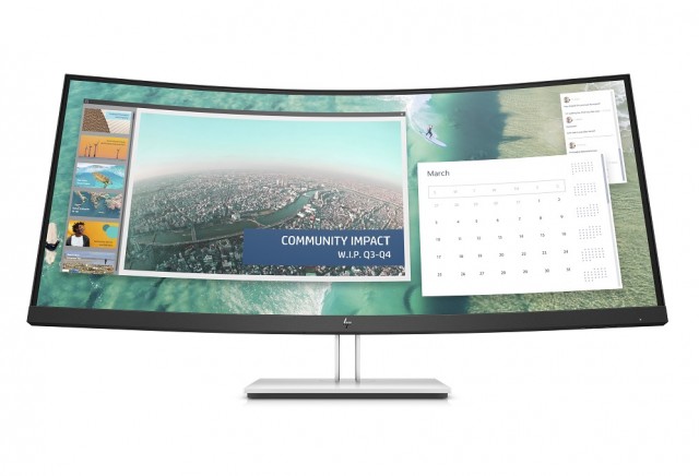 HP E344c Curved Monitor_Front