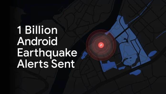 Android Earthquake Alerts google